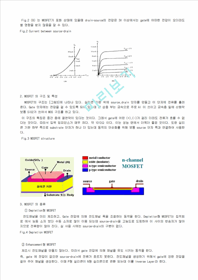 [공학,기술] 반도체 공학 - 트랜지스터, MOSFET에 관해   (4 )